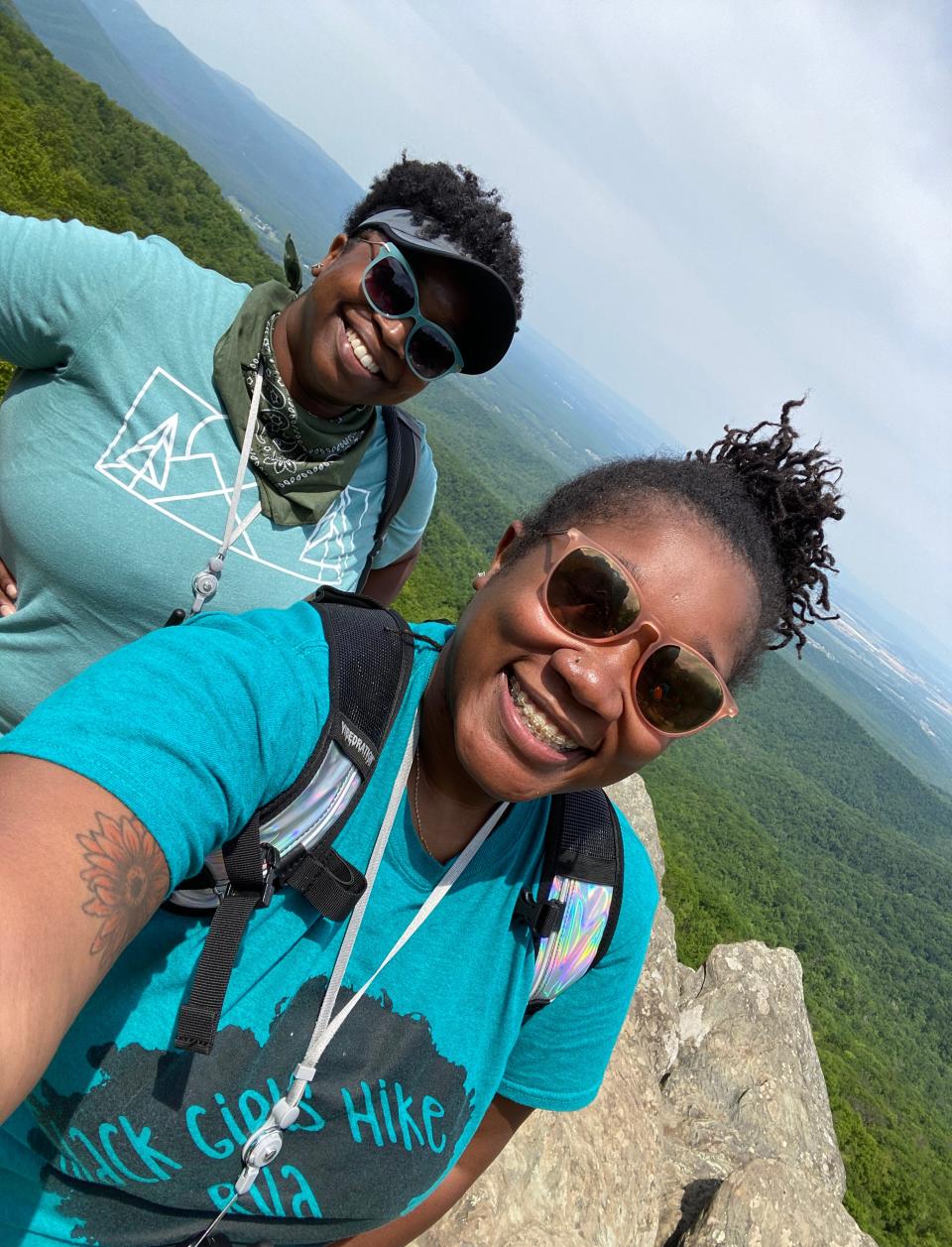 Nicole Boyd and Narshara Cade welcome women of color to the outdoors through their group Black Girls Hike RVA.