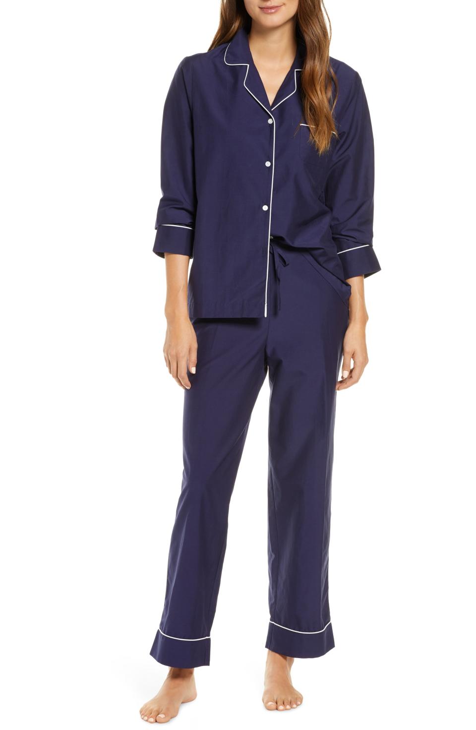 Papinelle Mia Cotton and Silk Pajamas (Credit: Nordstrom)