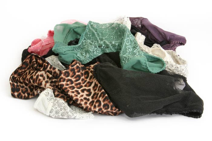 a pile of women's underwear