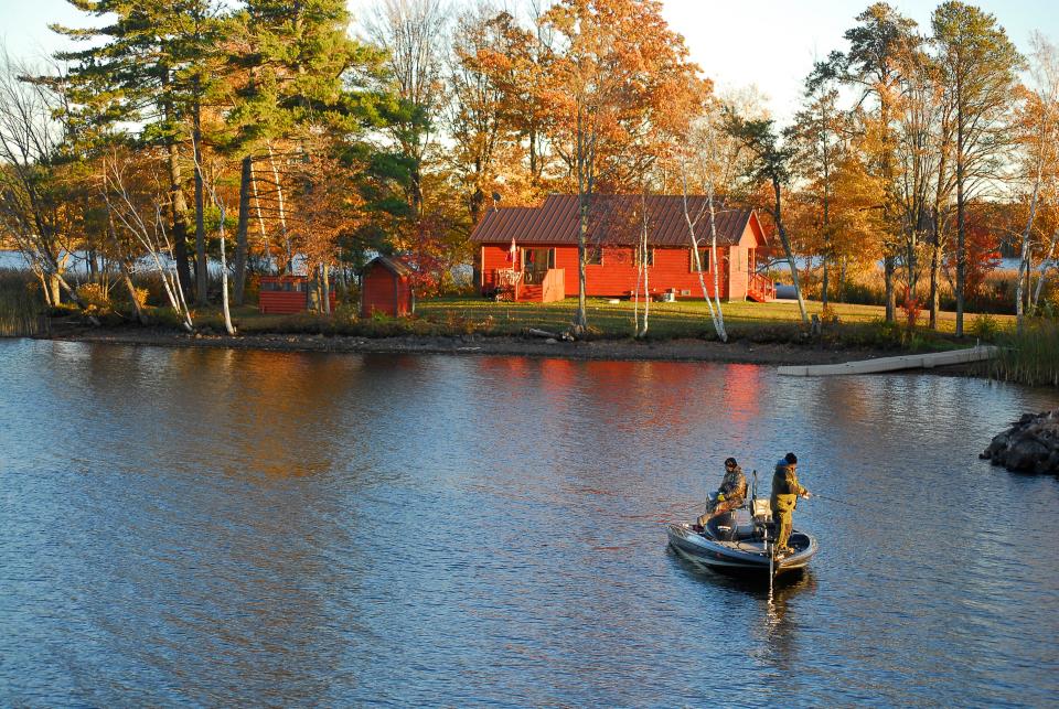 Fishing on Chippewa flowage