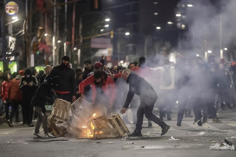 Incidentes en Independiente, el viernes pasado