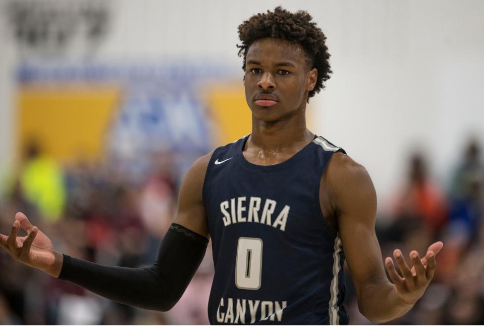 The Metro Classic Basketball  showcase takes place at RWJ Barnabas Arena featuring a new generation of talent. Bronny James and Zaire Wade, both offspring of NBA superstars, put their talent on display while playing with their team Sierra Canyon. Bronny James.     Toms River, NJFriday, February 7, 2020  