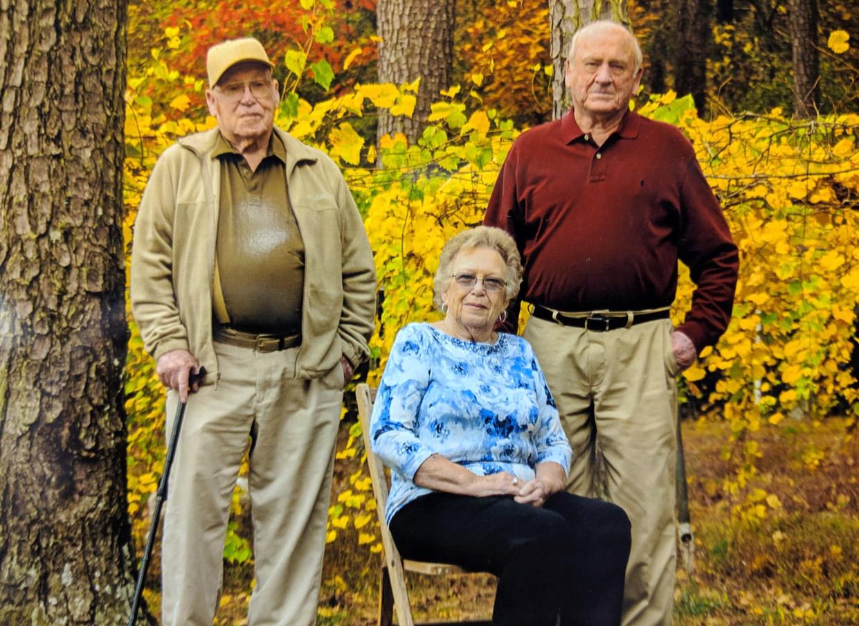 Virginia Collier is pictured with her brothers, Herman "Buddy" Black and Hubert Black. Collier has been missing since March 2019; both brothers have died during that time period.