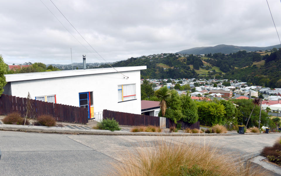 General view of Baldwin Street in Dunedin, officially recognised as the steepest street in the world   (Photo by Anthony Devlin/PA Images via Getty Images)