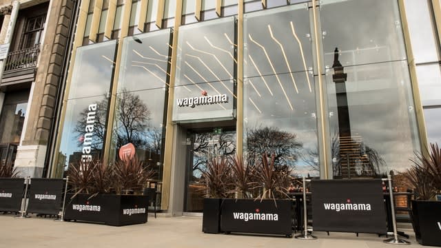 Exterior view of a Wagamama restaurant