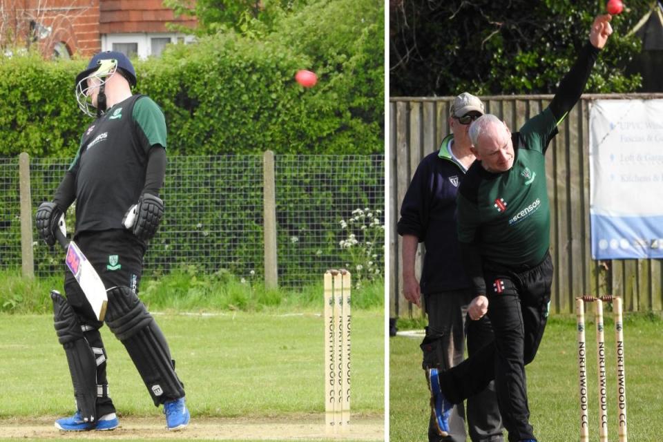 The Isle of Wight Disability Cricket team in action on May 5 <i>(Image: Facebook/IWCricket)</i>