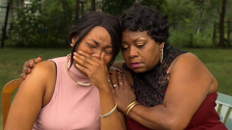 Castile’s heartbroken mother and sister sobbed following the not guilty verdict.