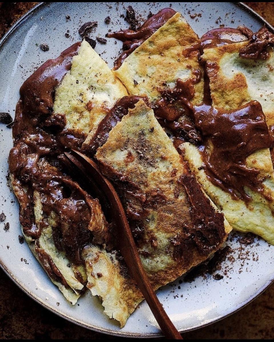 Paleo Chocolate Almond Butter Crepes