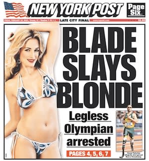 Tabloids' Photos of Oscar Pistorious' Slain Girlfriend Outrage Readers