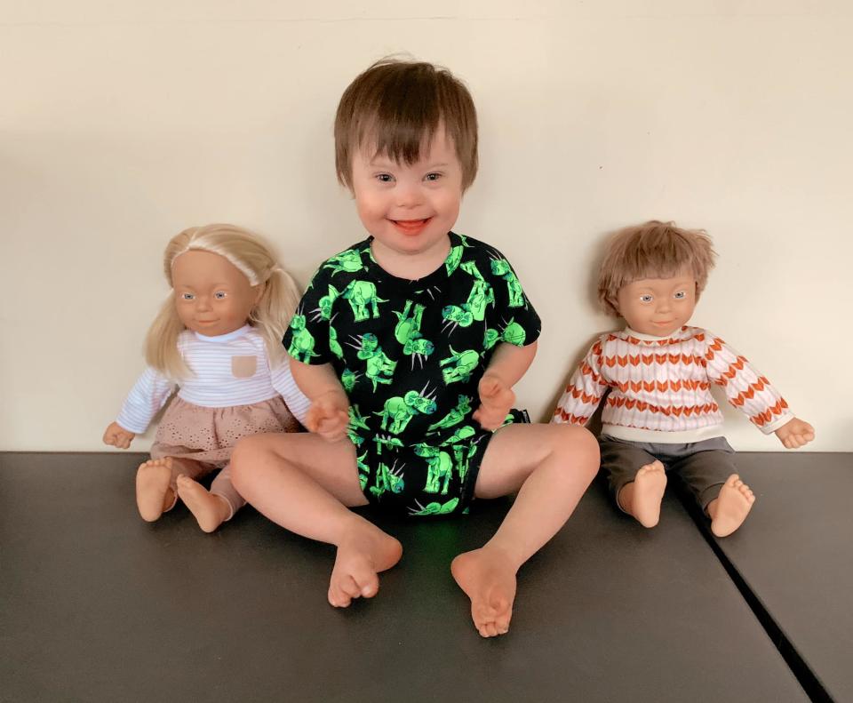 baby elijah with kmart dolls