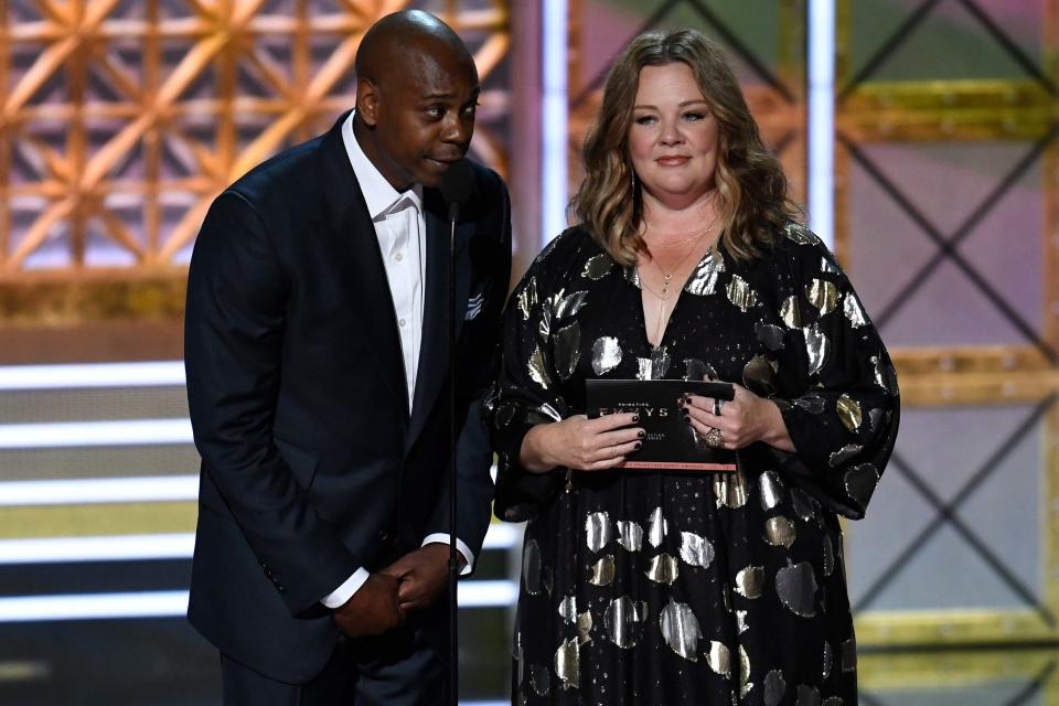 Dave Chappelle und Melissa McCarthy