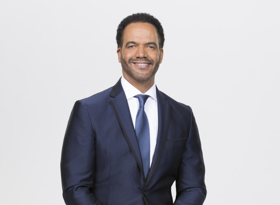 This image released by CBS shows Kristoff St. John who portrays Neil Winters on the CBS series "The Young and the Restless." St. John, who helped cement the prominence of major African-American characters in the traditionally white soap opera world, died of heart disease on Feb. 4. He was 52. (Sonja Flemming/CBS via AP)