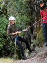 <p>Earlier in the day, Kate wore an olive puffer instead of the blazer, as she rock-climbed with the Royal Air Force Air Cadets. She paired the outfit with the most stylish accessory—a safety helmet. </p>