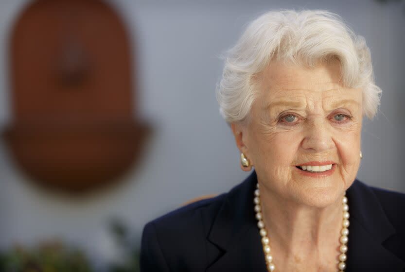 Angela Lansbury at home on Oct. 21, 2014.