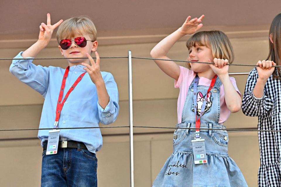 Jacques et Gabriella de Monaco au E-Prix de Monaco