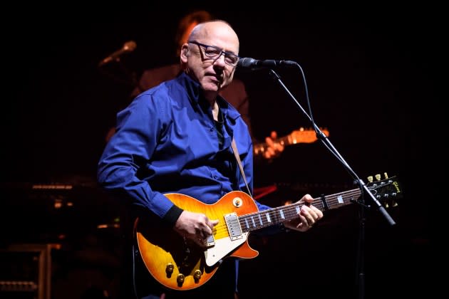 British singer, songwriter, Mark Knopfler performs live on stage at a sold out show in Toronto.  - Credit: Angel Marchini/SOPA Images/LightRocket/Getty Images