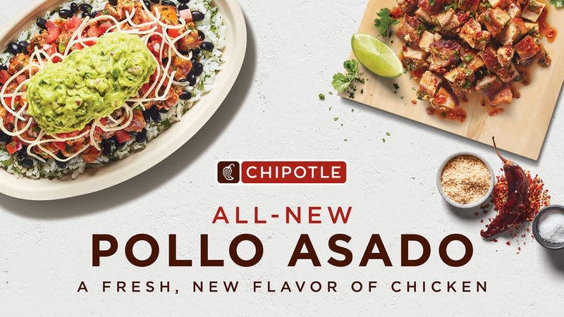 Chipotle is testing out Pollo Asado in two cities for a limited time.