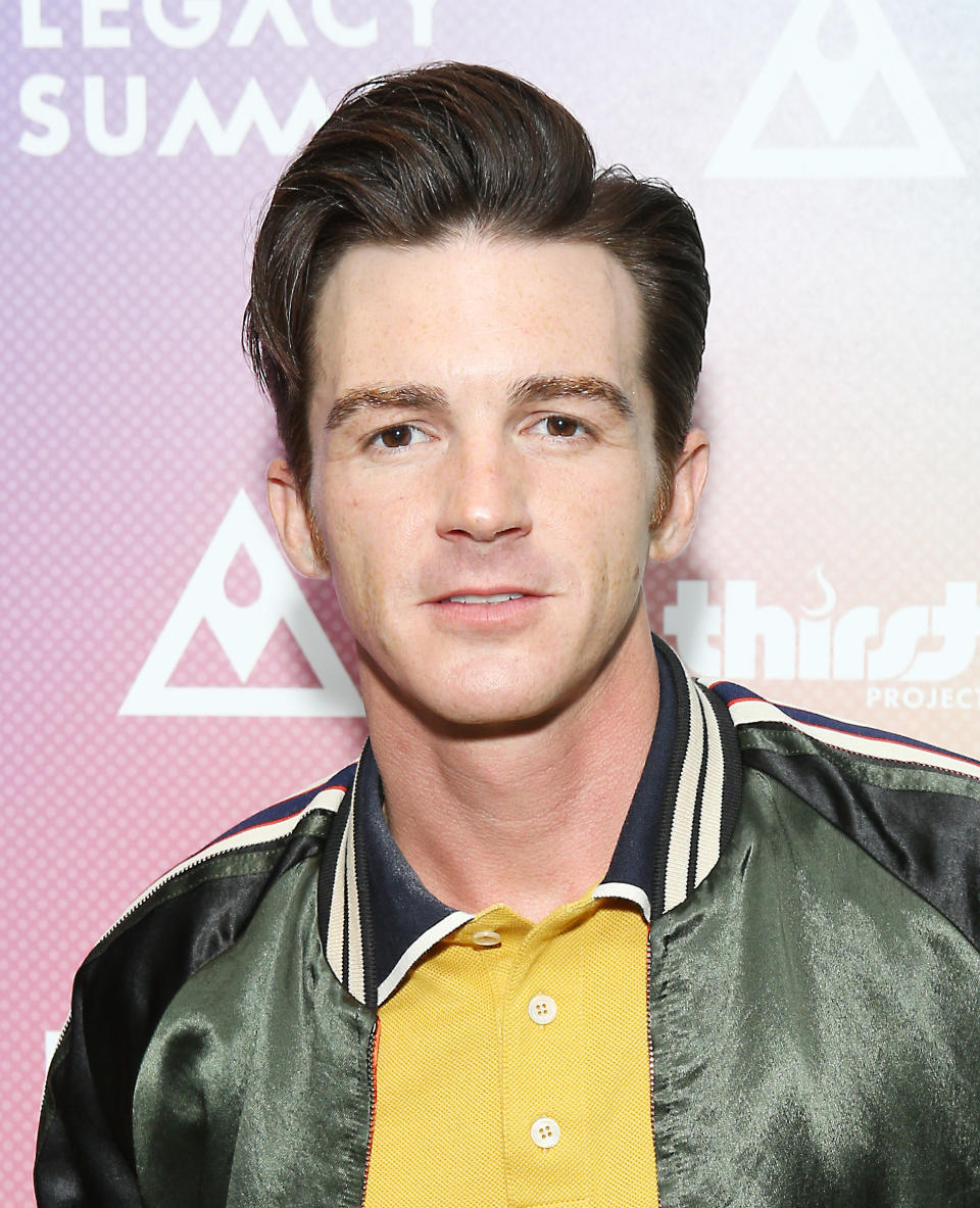 Drake Bell on a red carpet