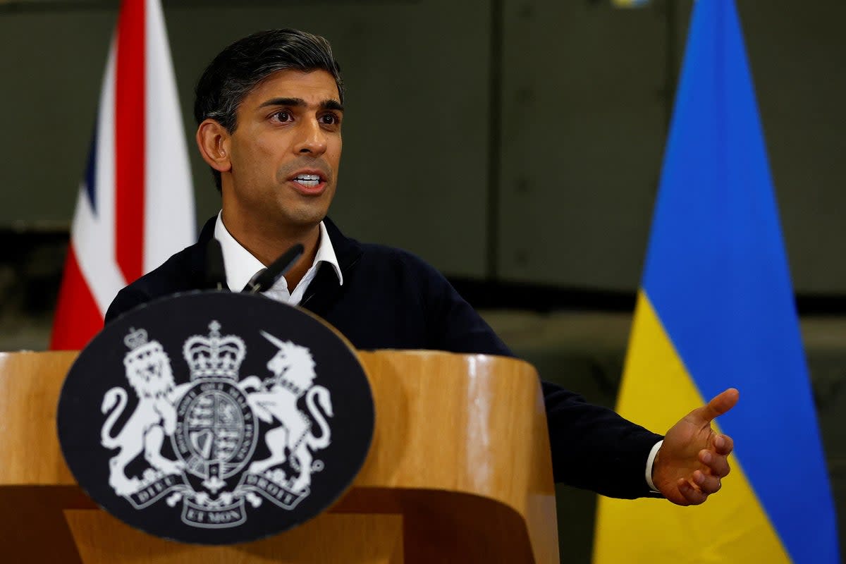Prime Minister Rishi Sunak is representing the UK at the G7 summit  (Peter Nicholls / PA Wire)