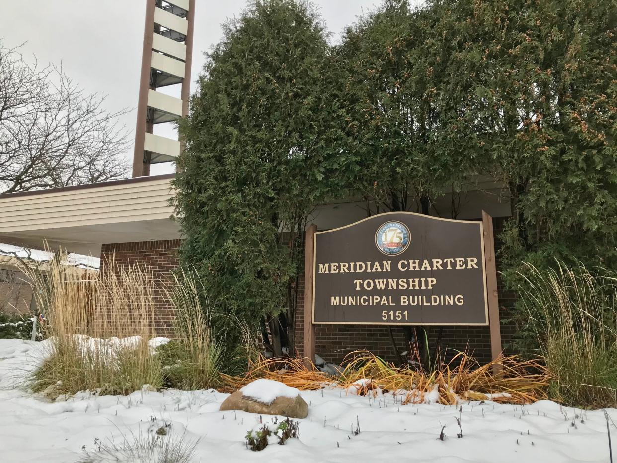 Meridian Township Municipal Building at 5151 Marsh Road on Nov. 30, 2021.