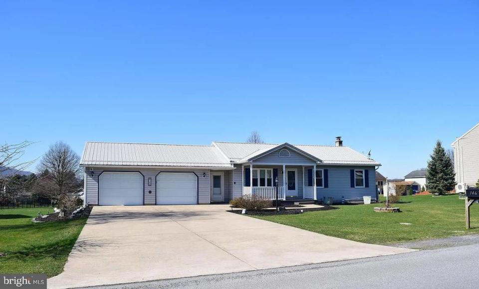 A front-facing view of the home at 146 Meadow Lane in Bellefonte. Photo shared with permission from home’s listing agent, Paul Confer of Kissinger, Bigatel and Brower Realtors.