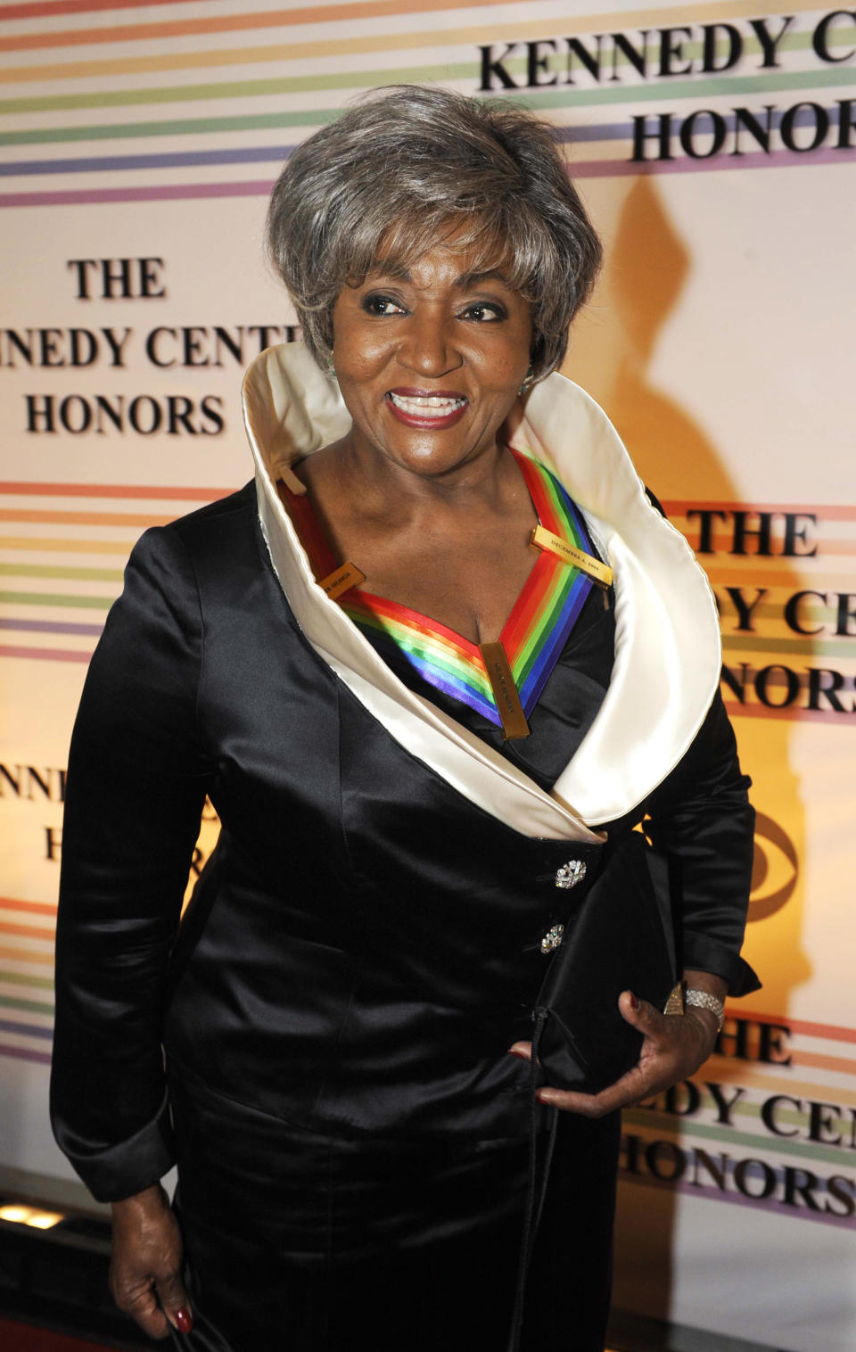 FILE - Kennedy Center honoree, opera singer Grace Bumbry, arrives at John F. Kennedy Center for the Performing Arts for the 2009 Kennedy Center Honors in Washington on Dec. 6, 2009. Bumbry, 86, a pioneering mezzo-soprano who became the first Black to sing at the Bayreuth Festival, died Sunday, May 7, 2023, at Evangelisches Krankenhaus, a hospital in Vienna, according to her publicist, David Lee Brewer. (AP Photo/Kevin Wolf, File)