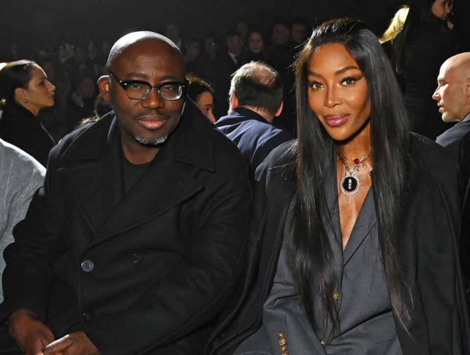 Naomi and close friend Edward Enninful (Dave Benett/Getty Images for Bur)