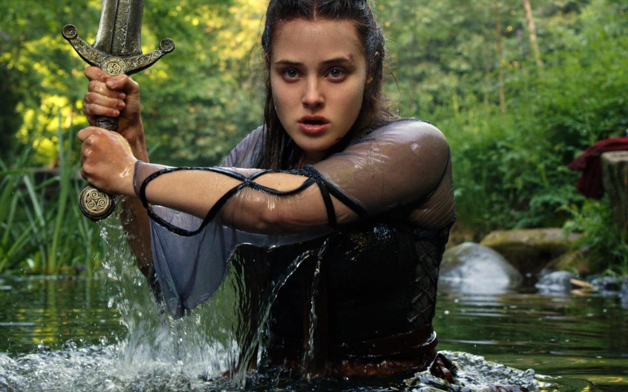 Katherine Langford as Nimue in Cursed - Netflix