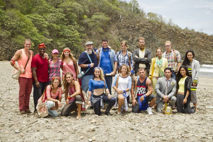 The cast of Survivor: Worlds Apart