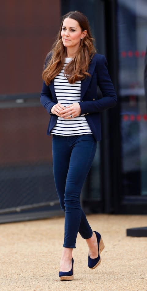 The Duchess of Cambridge attends a SportsAid Athlete Workshop in October 2013
