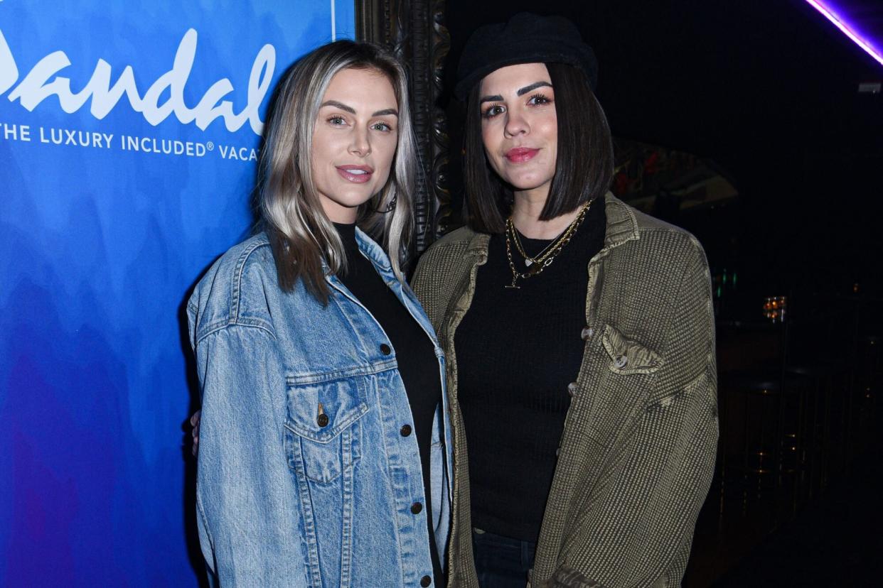 LOS ANGELES, CALIFORNIA - MARCH 07: Lala Kent and Katie Maloney attend a private event at the Hyde Lounge at the Crypto.com Arena hosted by Sandals Resorts for the Justin Bieber concert on March 07, 2022 in Los Angeles, California. (Photo by Vivien Killilea/Getty Images for Sandals Resorts)
