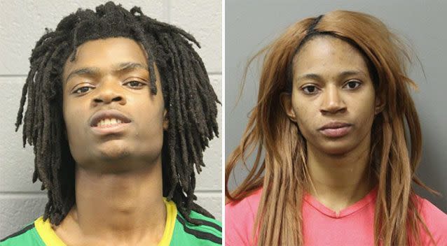 Tesfaye Cooper (left) and Tanishia Covington (right). Source: Twitter/Chicago Police