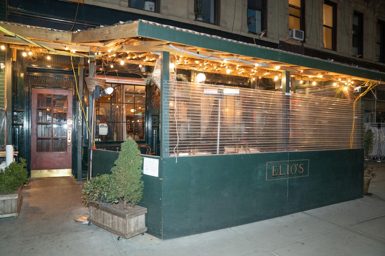 Elio's, an Upper East Side Italian restaurant.