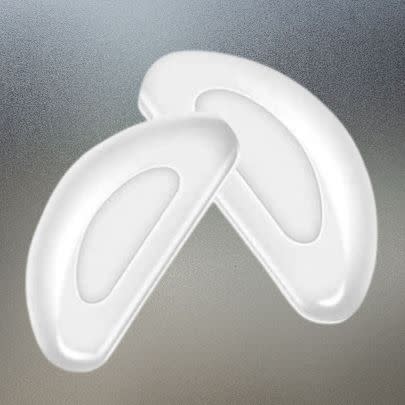 Non-slip adhesive nose pads