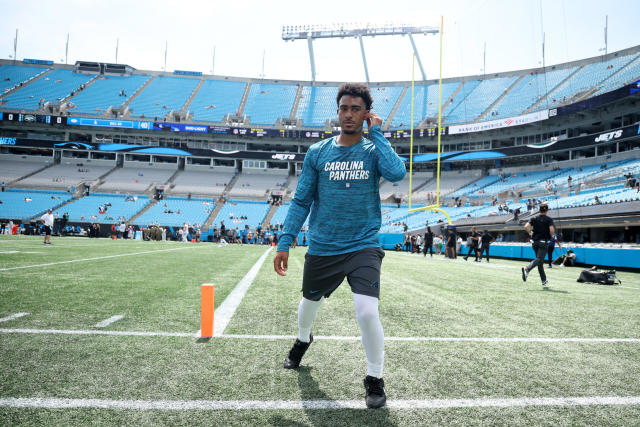 LOOK: Bryce Young takes the field for 1st home game at Bank of America  Stadium