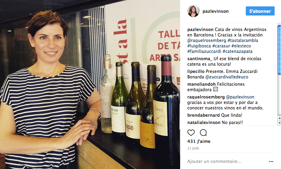 <p>Argentine, elle officie actuellement à Paris, chez <a rel="nofollow noopener" href="http://www.virtus-paris.com/restaurant/" target="_blank" data-ylk="slk:Virtus,;elm:context_link;itc:0;sec:content-canvas" class="link ">Virtus,</a> dans le 12e arrondissement. Mais pas en cuisine ! Paz est en effet sommelière, et pas des moindres puisqu’elle obtenait le prix de meilleur sommelier des Amériques en 2015 et finissait quatrième meilleur sommelier du monde un an plus tard. </p>