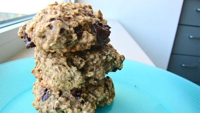 Banana Coffee Chip Cookies