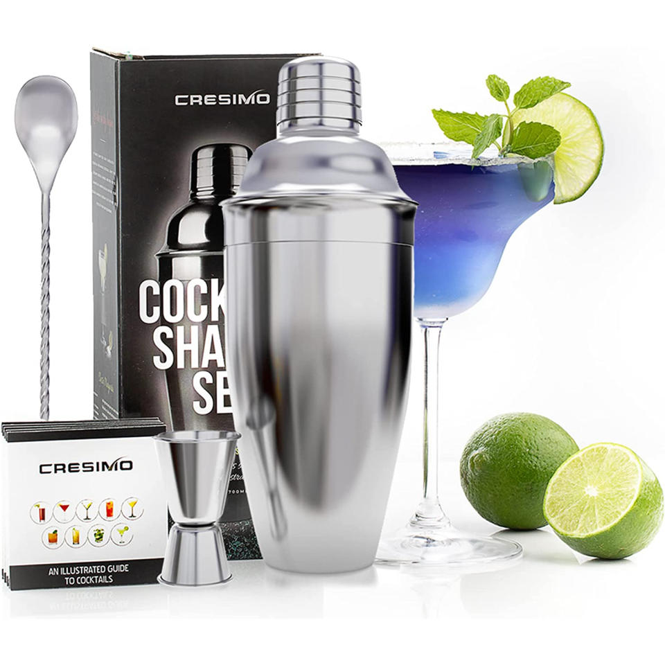 Cresimo 24-Ounce Cocktail Shaker Bar Set, best gifts for boyfriend