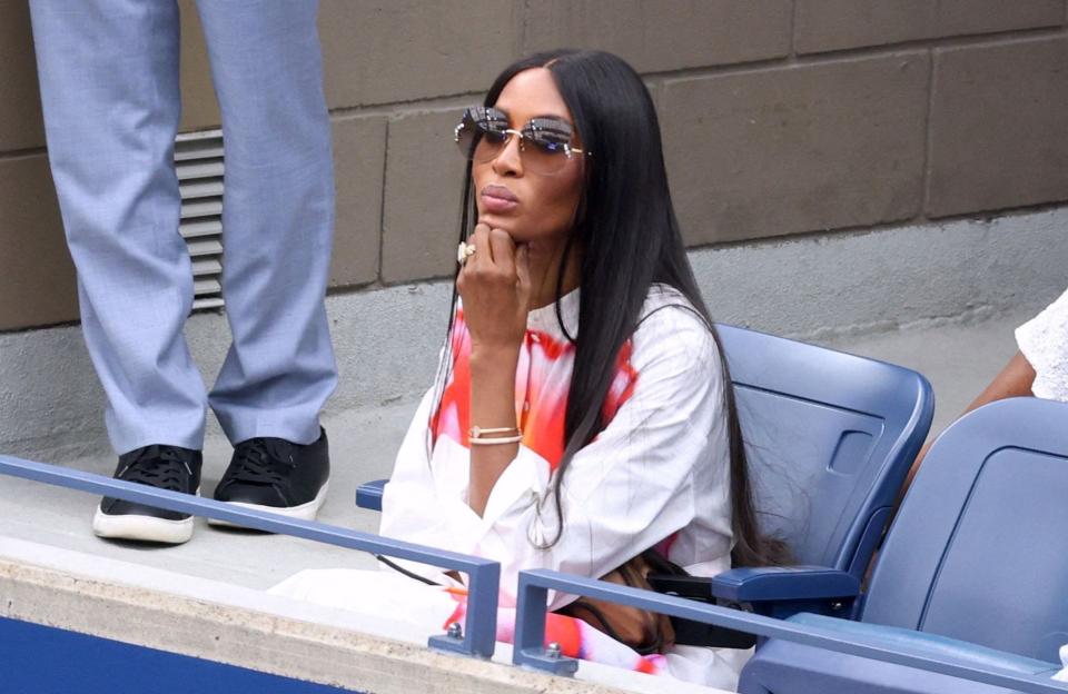 Naomi Campbell : chic et élégante dans les tribunes de l’US Open