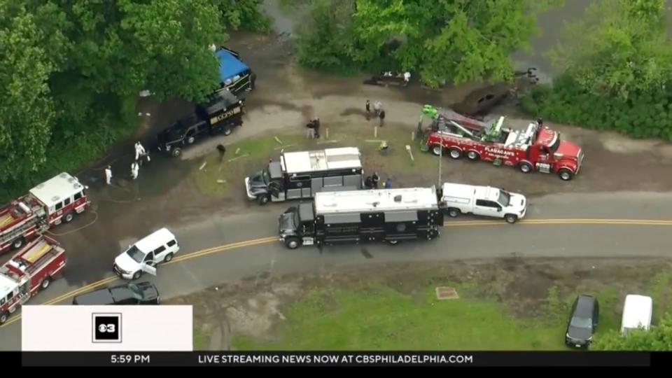 The remains have not been identified. CBS News Philadelphia