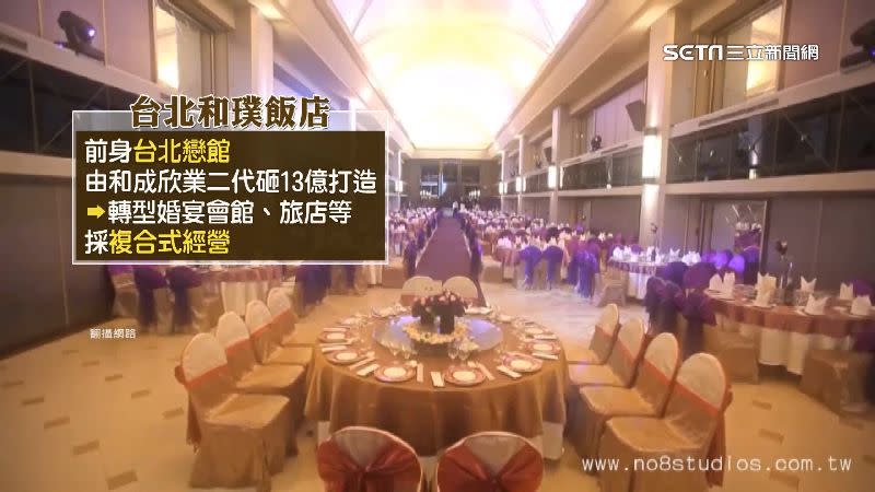 台北和璞飯店轉型婚宴會館、旅店等。（圖／翻攝自網路）