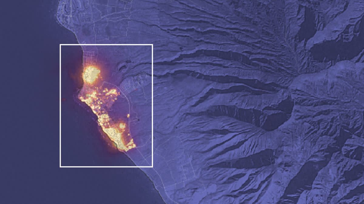 Maui satellite photo shows full scale of deadliest US fire in more than