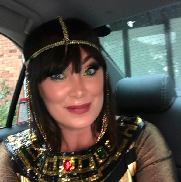 Lisa Oldfield dressed as a Pharaoh