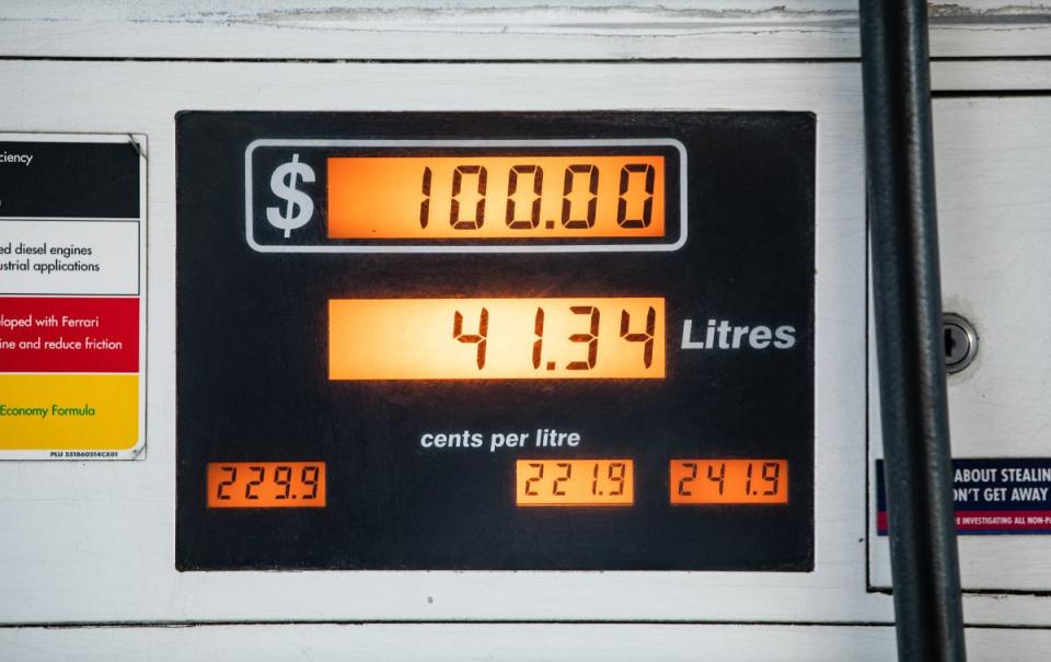 A pump at a petrol retailer