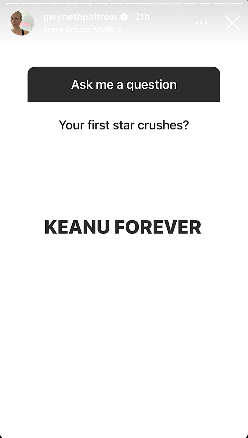 "KEANU FOREVER"