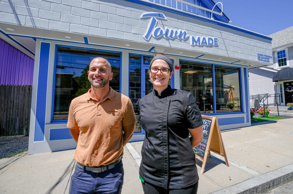 Town Made president and co-founder Ken Procaccianti hired chef Rachael LaPorte as Town Made’s food operations director. She will help small food businesses get started in their Wakefield commercial kitchens.