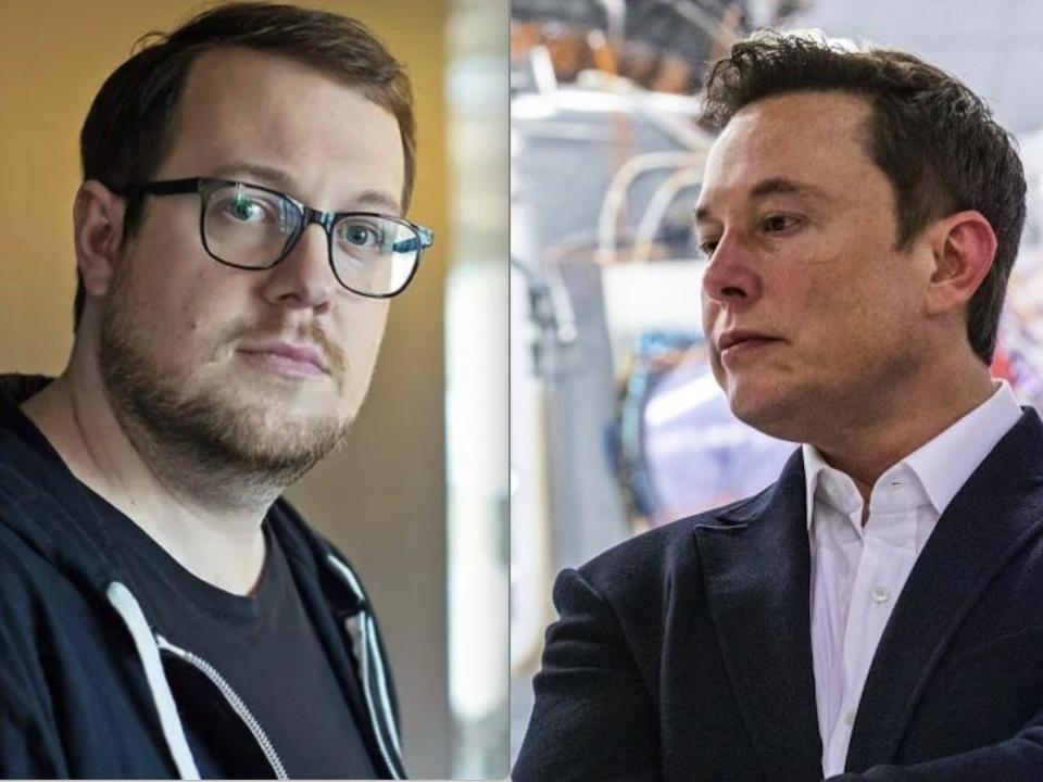 Jackson Palmer and Elon Musk