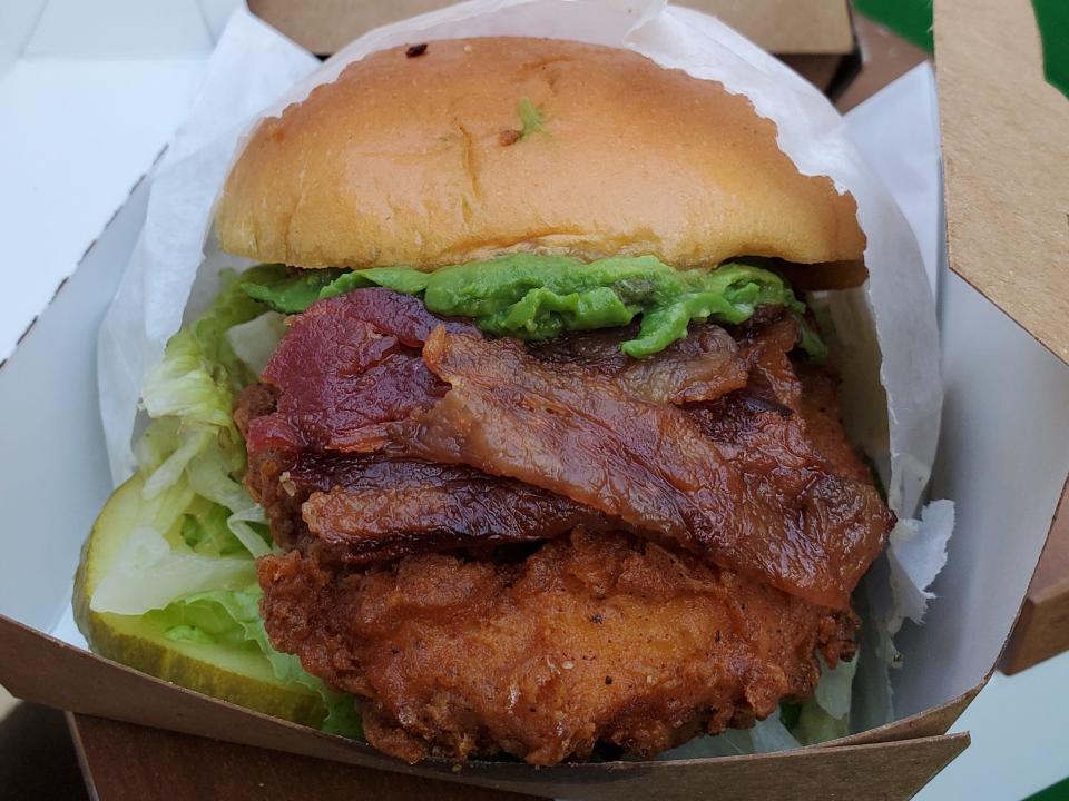 Avocado Bacon Chicken Sandwich from Shake Shack.