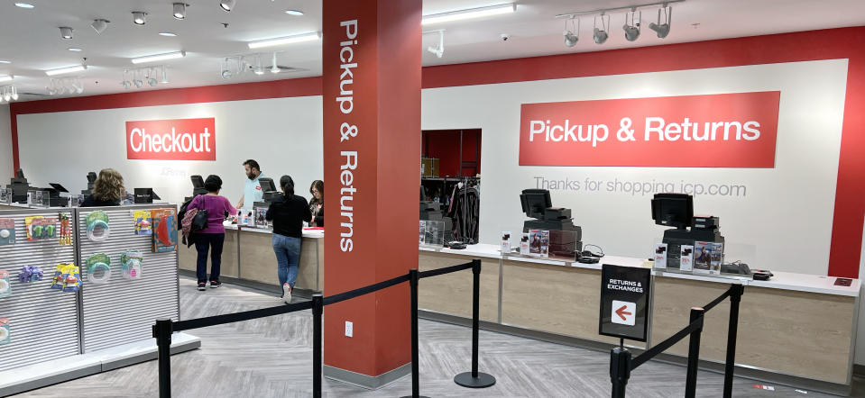 Penney’s is installing central checkouts, replacing multiple, randomly placed checkouts on selling floors.