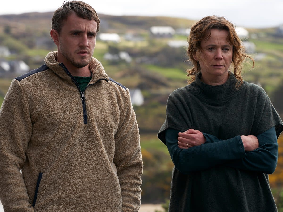 Mother and son: Paul Mescal and Emily Watson in ‘God’s Creatures’ (A24)